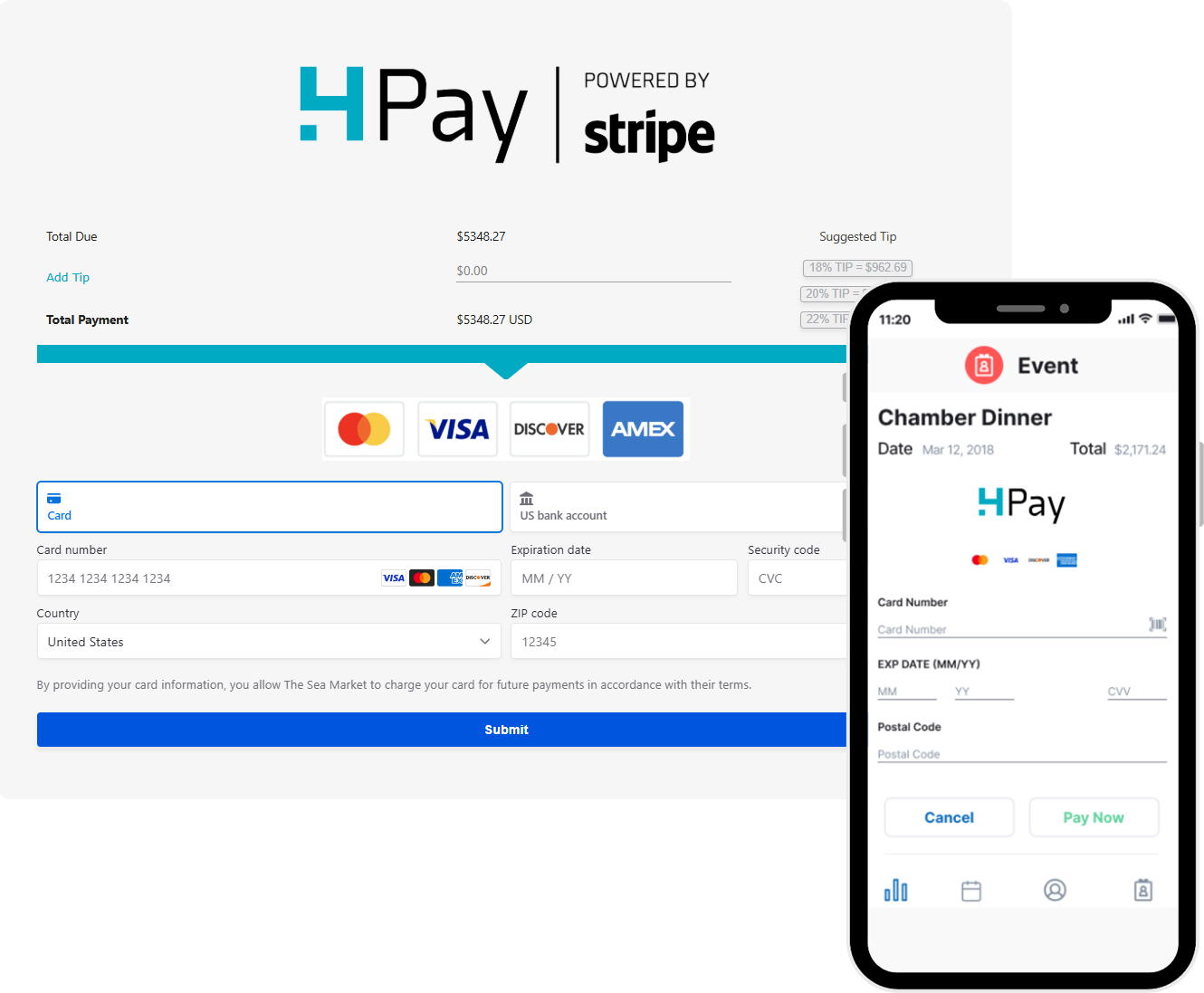 Caterease | Advanced Catering & Event Management Software HPay Stripe